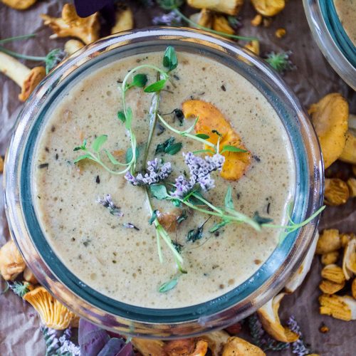 Chanterelle soup