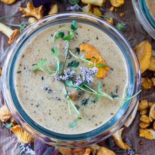 Chanterelle soup