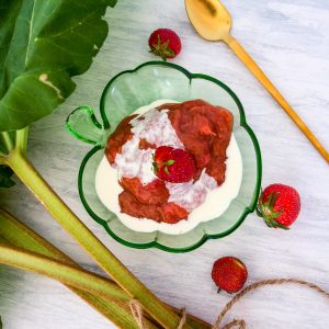 rhubarb cream