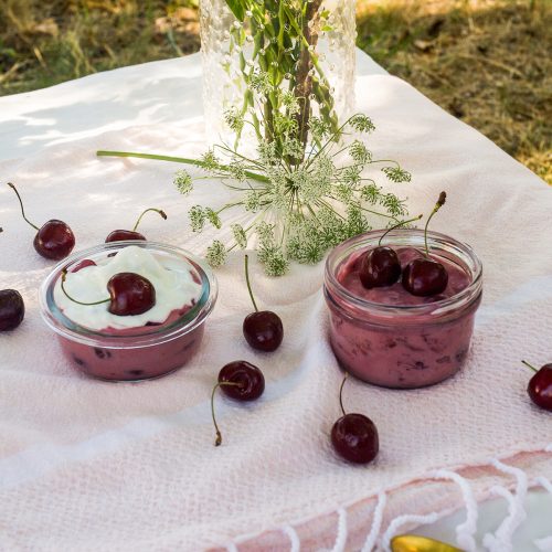 Hungarian chilled cherry soup